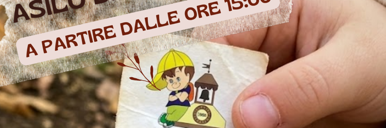 Locandina della Castagnata 2026: domenica 25 ottobre all'Asilo di Montegrino, dalle 15:00. Una mano tiene una castagna con il logo dell'Asilo Sartorio, sullo sfondo foglie d'autunno.